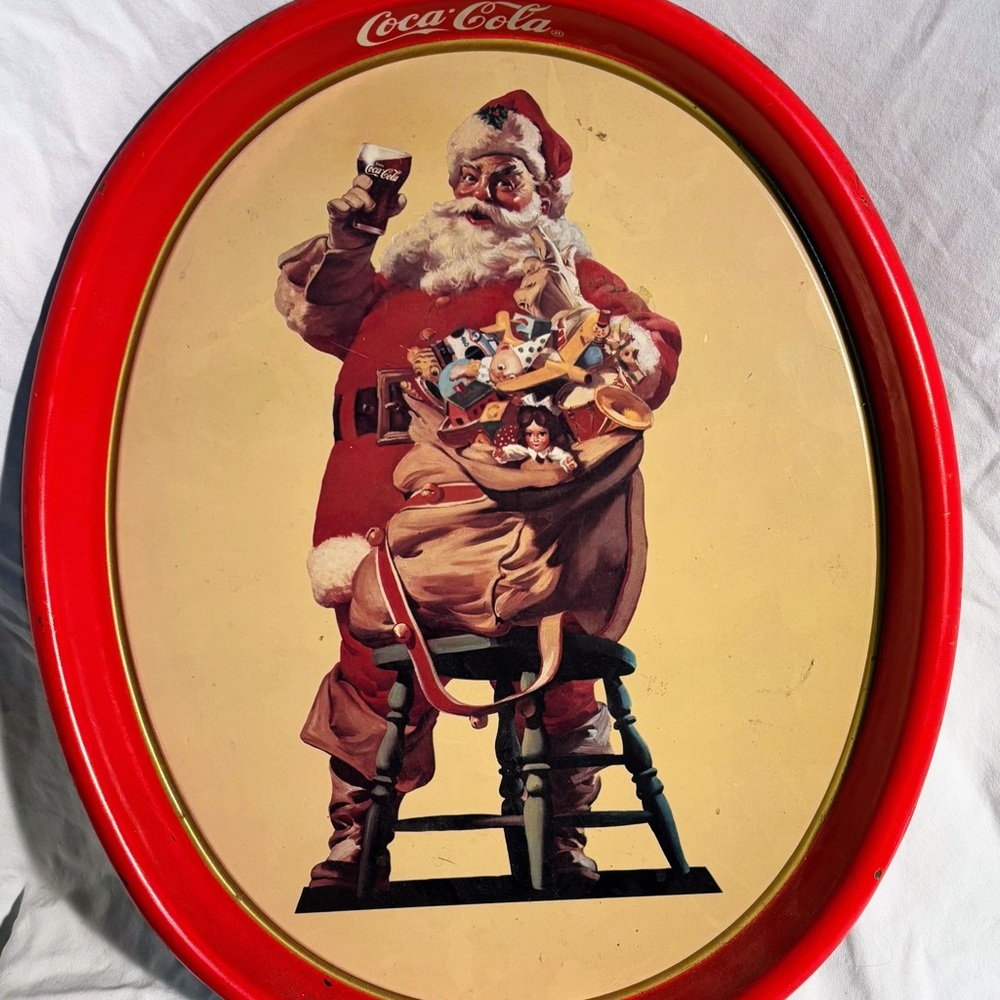 Coca-Cola Santa Claus Decorative Tray
